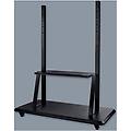 carrello trolley st05 per monitor nero fino a 86 pollici