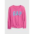 t-shirt logo con paillettes donna rosa taglia xs