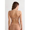reggiseno a fascia giada in microfibra donna naturale taglia 6b