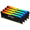 - fury beast 128gb 3600mt /s ddr4 cl18 dimm (kit da 4) rgb