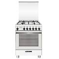 cucina gas 4 zone forno a gas specialista sa664vwh white classe a (60x60x85cm)