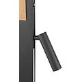 piantana led streamline altezza 145 cm nero lampada da lettura