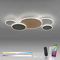 paul neuhaus plafoniera led design q-piato multicolore 3300 lumen