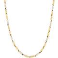 collana uomo oro giallo bianco gl100350