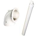 kit scarico fumi completo aspirazione aria scarico fumi coassiale ø 60/100 mm più tubo