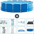 - piscina fuori terra in giro 457x122 cm blu include accessori coordinati a1806