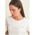 t-shirt con grafica enjoy the party in strass snow white donna extra small