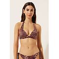 triangolo imbottito graduato costume brown animalier donna marrone 2