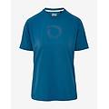 maglia adventure graphic manica corta blu capri donna l