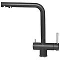 mgktou40 tourmaline miscelatore filtrante monocomando con canna girevole modern-green nero 40