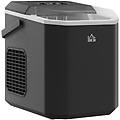 - macchina del ghiaccio autopulente da 9 cubetti in 6-13 minuti in pp e rame 22. 2x29. 4x29 cm nera