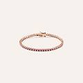 bracciale tennis silver rainbow argento rosa cubic zirconia collezione silver rainbow rosa