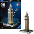 puzzle 3d iconics big ben led per adulti e bambini a partire dagli 8 anni 216 pz