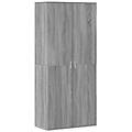 - scarpiera grigio sonoma 80x39x178 cm in legno multistrato