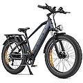 bici elettrica e26 motore 250 w batteria 48 v 16 ah pneumatici 26 pollici grigio