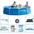 - piscina fuori terra in giro 305x76 cm blu include accessori coordinati a1511