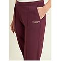 pantaloni con dettaglio logato e fondo dritto fig donna extra large