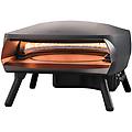 etna rotante grigio forno a gas per pizza
