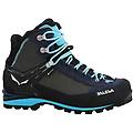 Salewa Ws Crow Gtx Scarponi Alta Quota Alpinismo Donna Black Dark Blue Light Blu