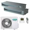 condizionatore canalizzabile adt dual split 9000+18000 btu inverter a++ unità esterna 5. 5 kw