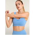 top sportivo con scollo a cuore e supporto leggero ashleigh blue donna exsmall/small