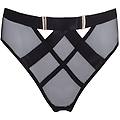 bluebella sawyer slip a vita alta nero
