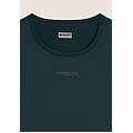 t-shirt comfort fit con maniche corte in tessuto tecnico dark sea donna small