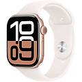 smartwatch mwwu3qf/a gps 64gb oled rosa m/l