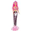 - simba steffi love sirene paillettes fashion doll 29cm paillettes reversibili pinna rimovibile