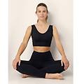top sportivo super stretch coppe leggermente imbottite fitness lux / nero / l nero