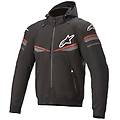 giubbotto moto sektor v2 tech nero rosso taglia s