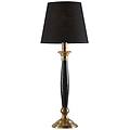 lampada da tavolo madison mia lin nero 55cm tessuto/metallo
