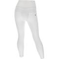 pantaloni push up wr. up curvy 7/8 superskinny similpelle bianco donna extra large