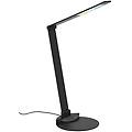 lampada da tavolo led haiti 700 lm cct h 80 cm nero