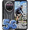 smartphone wp55 pro 5g 48gb ram+512gb rom batteria 11000mah display 6. 6 fhd+ 120hz