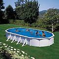 piscina fuori terra rigida kitprov918 bianco l int 9. 15 x 4. 7 m