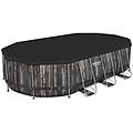 - 5611r piscina fuori terra piscina con bordi piscina ovale 20241 l legno