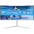 evnia 5000 34m2c5501a monitor gaming curvo 34'' wqhd 180hz bianco