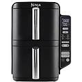 double stack 2-ebenen heiluftfritteuse sl300eu (schwarz 2. 470 watt 2 krbe je 3 8 liter)