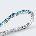 bracciale tennis silver rainbow argento rodiato cubic zirconia collezione silver rainbow bianco