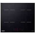 yli 60 piano cottura nero da incasso 59 cm piano cottura a induzione 4 fornello(i)