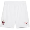 puma. shorts ac milan 24/25 da uomo white for all time red pantaloncini ritiro gratis