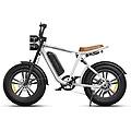 bicicletta elettrica m20 stile motociclistico batteria singola 750w