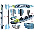 tahe canoa gonfiabile air breeze full hp 3 107189 + 2 pagaie touring-4 div. in 4 parti tahe /