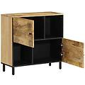 - credenza 80x33x75 cm in legno massello di mango