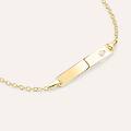 bracciale con targhetta religious gold oro giallo collezione religious gold oro giallo