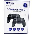 combo 2 gamepad wireless bluetooth nero per playstation 4