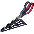 forbici per pizza antonio acciaio inox manico nero e rosso