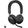 evolve2 75 auricolare wireless a padiglione ufficio bluetooth nero