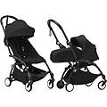 duo passeggino yoyo&sup3; con kit 0+ e 6+ black black black black